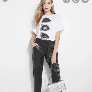 Guess faux leather pants